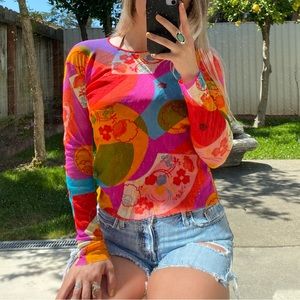 Rare Vintage 90s Kenzo Jeans Knit Top